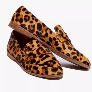 Madewell The Alex Calf Hair Leopard Loafer